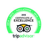 Plaque Certificate of Excellence TripAdvisor.com