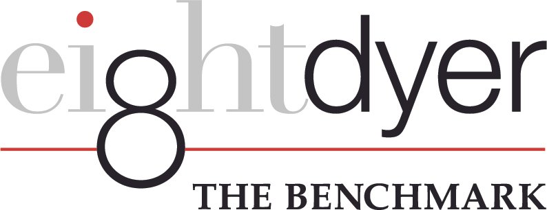 red adn white 8 Dyer Hotel and The Benckmark logo