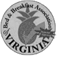 Logo Text - Bed and Breakfast Association of Virginia with illustration of pineapple