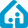 ThinkTravel logo - It is shaped as a blue house