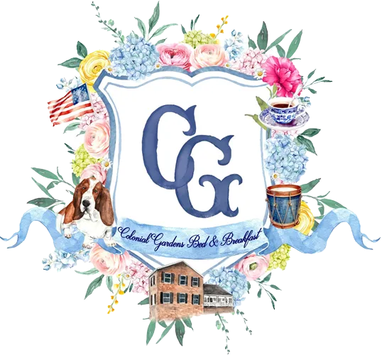Floral crest with 