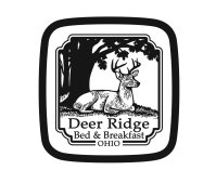 Logo with Deer under a tree and the text Deer Ridge Bed and Breakfast.