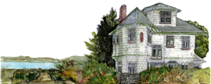 jabberwock inn signature image of home and ocean