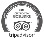 TripAdvisor Certificate of Excellence