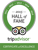 TripAdvisor Certificate of Excellence