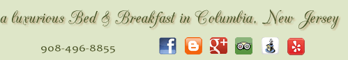 Columbia New Jersey Bed and Breakfast, Columbia NJ Lodging - Rosemary Inn